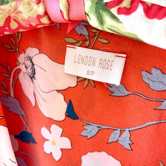 Anthropologie London Rose Tea Dress SP XSoldX - Picture 3 of 7